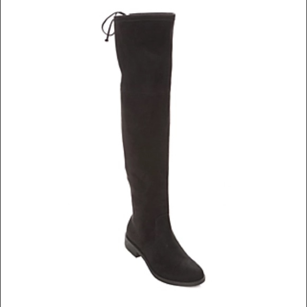 No Parking Kodial Vegan Suede Over the Knee Boots
